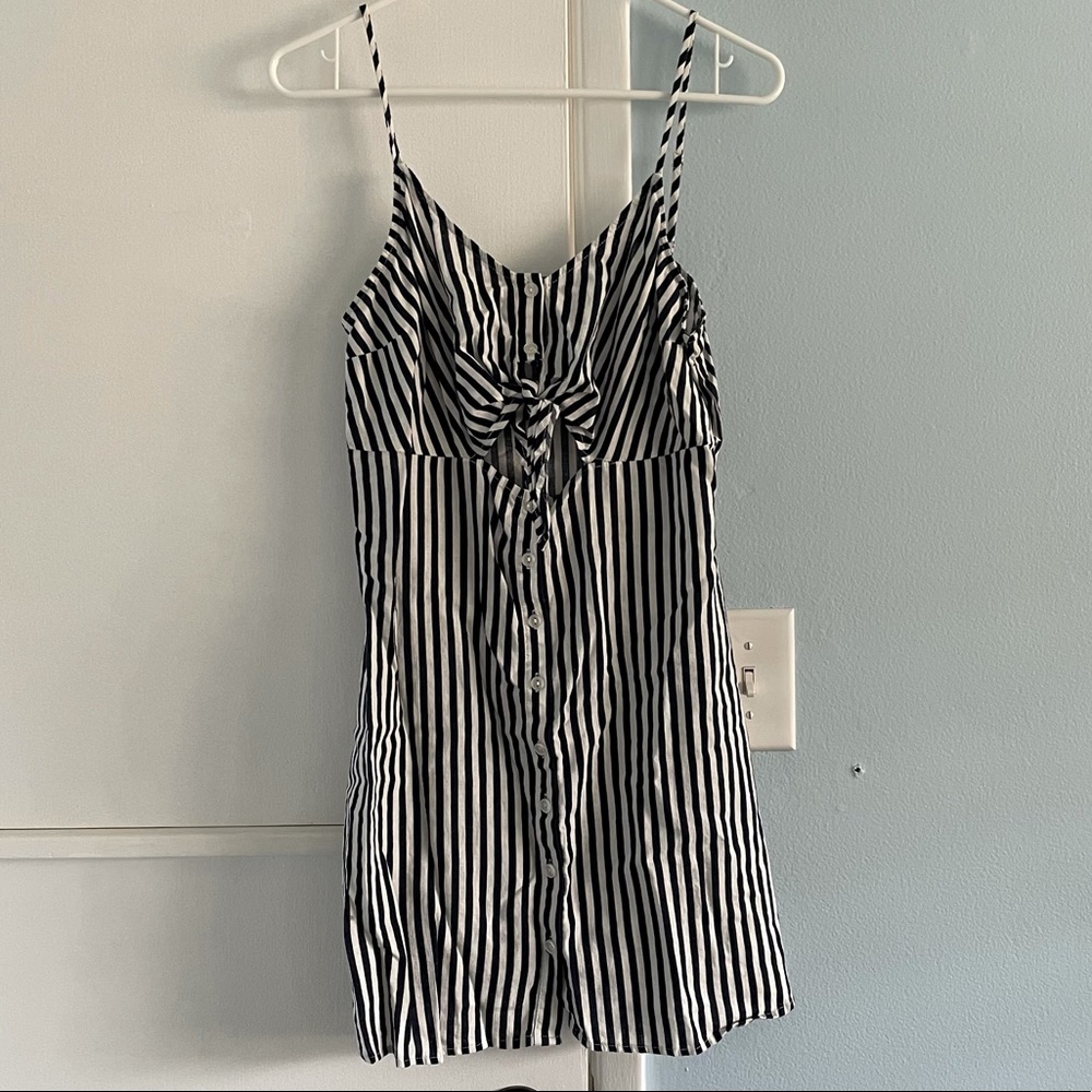 Striped short dress